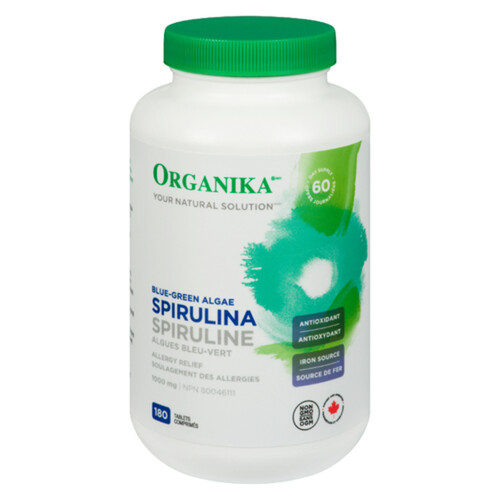 Organika Spirulina 180 Tablets