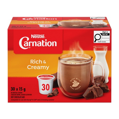 Nestlé Carnation Hot Chocolate Pods Rich And Creamy 450 g