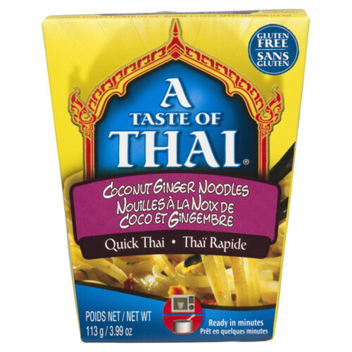 A Taste Of Thai Gluten-Free Noodles Coconut Ginger 113 g