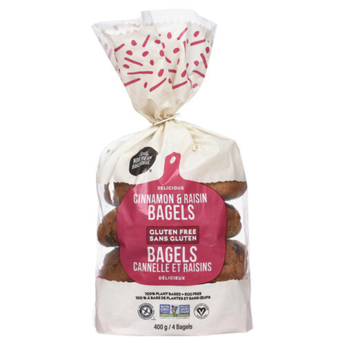 Little Northern Bakehouse Gluten-Free Frozen Bagels Cinnamon Raisin 400 g