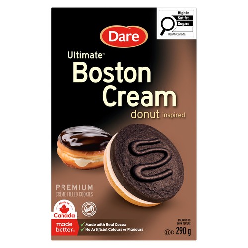 Dare Crème Filled Cookies Boston Cream Donut Inspired 290 g