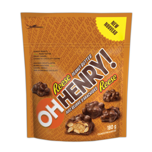 Oh Henry! Reese Chocolate Peanut Butter 180 g