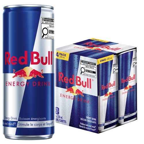Red Bull Energy Drink 4 x 250 ml (cans)