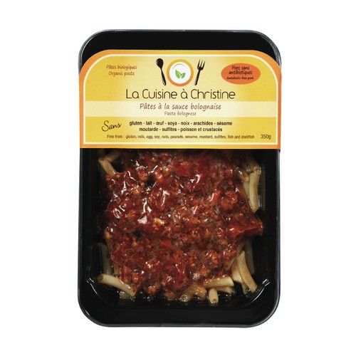La Cuisine à Christine Frozen Bolognese Gluten-Free Pasta 350 g