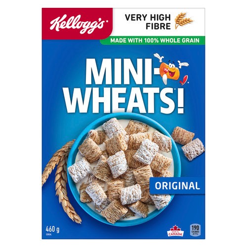Kellogg's Mini Wheats Cereal Original 460 g