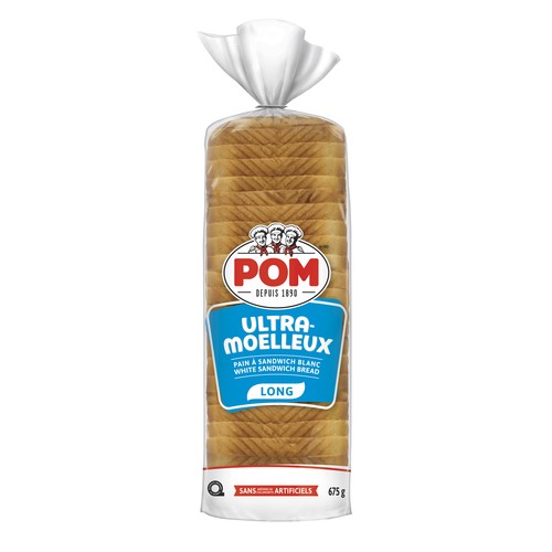 POM White Sandwich Bread Sliced Ultra Moelleux 675 g