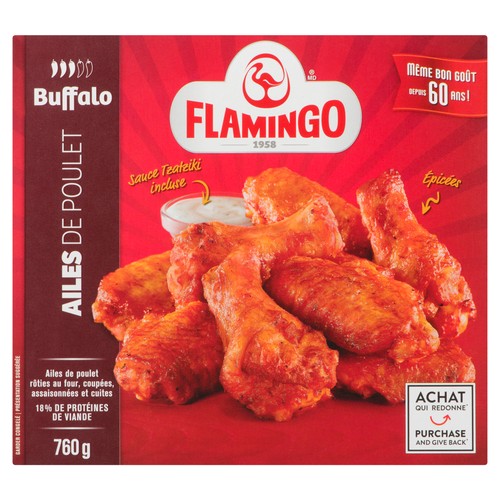 Flamingo Frozen Buffalo Chicken Wings 760 g