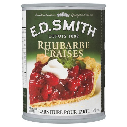 E.D. Smith Pie Filling Rhubarb Strawberry 540 ml Voilà Online Groceries & Offers