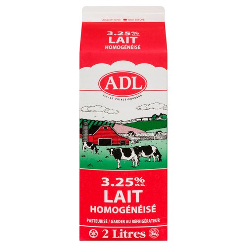 ADL 3.25% Milk Homogenized  2 L