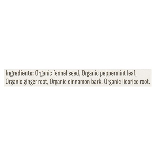 Numi Organic Herbal Teasan Fennel Peppermint Ginger 16 Tea Bags