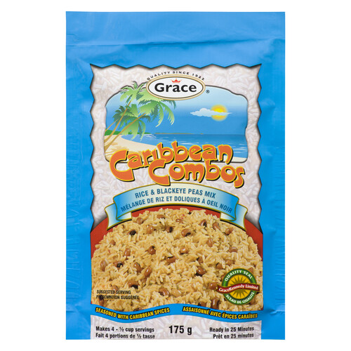 Grace Caribbean Combos Rice and Blackeye Peas Mix 175 g