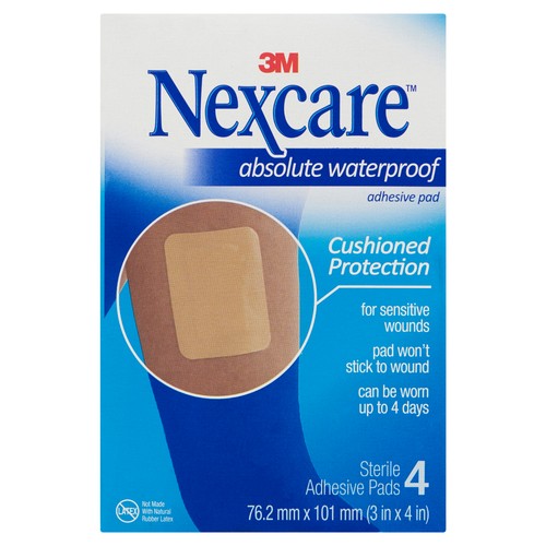 Nexcare Absolute Waterproof Bandages 4 EA
