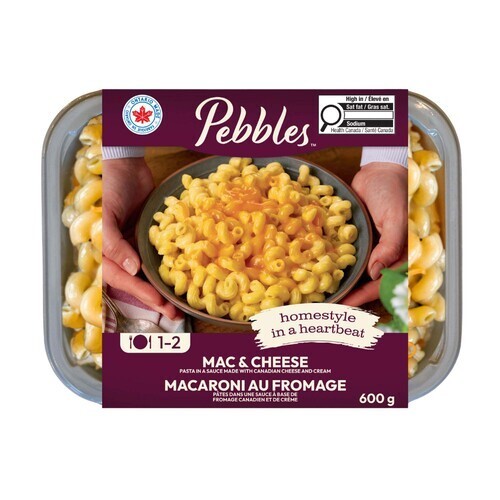 Pebbles Frozen Dinner Mac And Cheese 600 g
