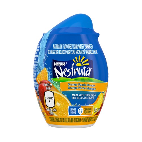 Nesfruta Liquid Water Enhancer Orange Peach Mango 52 ml