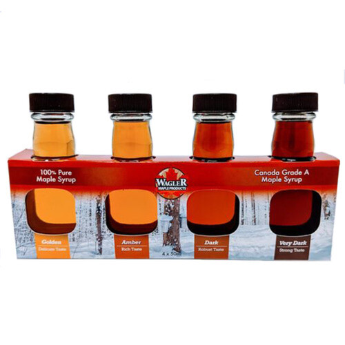 Wagler Sample Box Maple Syrup 4 x 50 ml