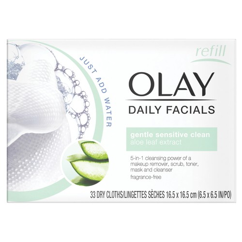 Olay Senitive Skin Refills 2 in 1 Facial Cloth 33 EA