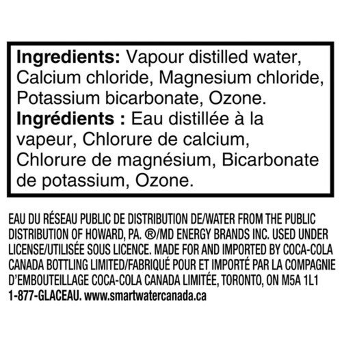 Glaceau Smartwater Alkaline 1 L (bottle)
