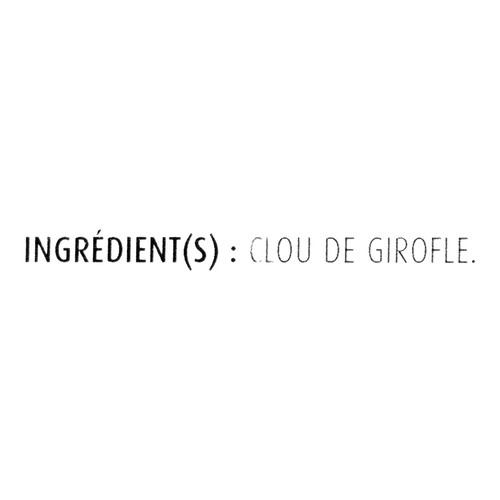 Les Aliments G. Dion Foods Gluten-Free Whole Cloves 27 g