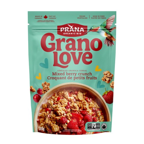 Prana Organic Granolove Mixed Berry Crunch 300 g