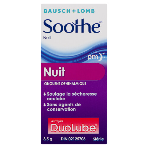 Bausch + Lomb Ophthalmic Ointment Soothe Night Time 3.5 g