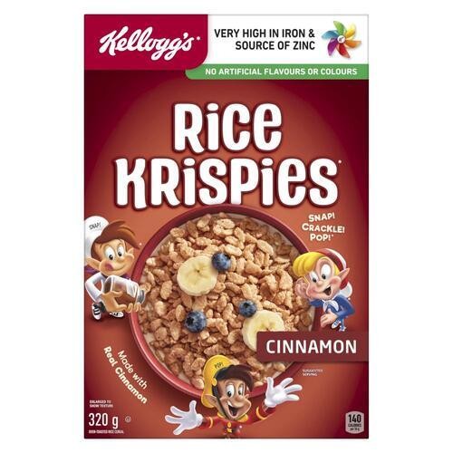 Kellogg's Cereal Rice Krispies Cinnamon 320 g
