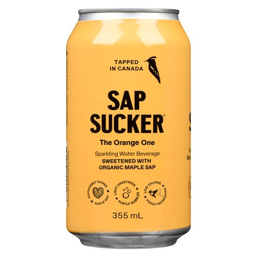 Sapsucker Sparkling Water Beverage The Orange One 355 ml (can)