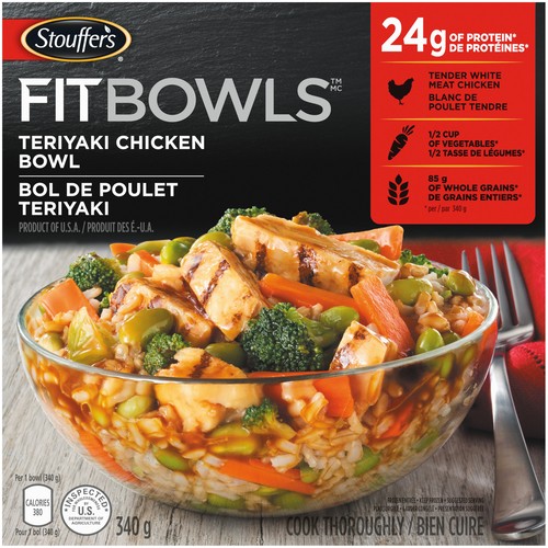 Stouffer's Frozen Fit Bowl Teriyaki Chicken 340 g