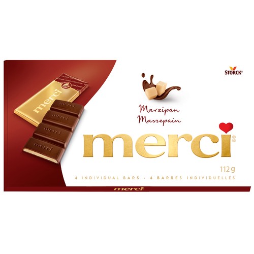 Merci Marzipan Chocolate Tablet 112 g