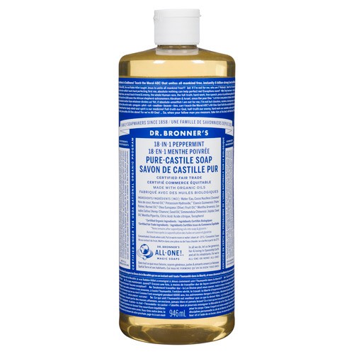 Dr. Bronner's Liquid Soap Peppermint 946 ml