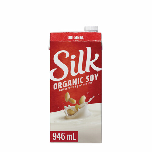 Silk Organic Dairy Free Soy Beverage Original 946 ml