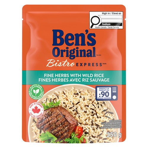Ben's Original Bistro Express Long Grain & Wild Rice Fine Herbs 250 g