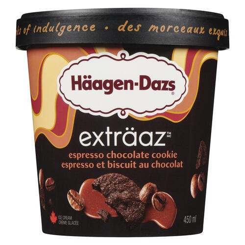 Haagen-Dazs Extraaz Ice Cream Expresso Chocolate Cookie 450 ml