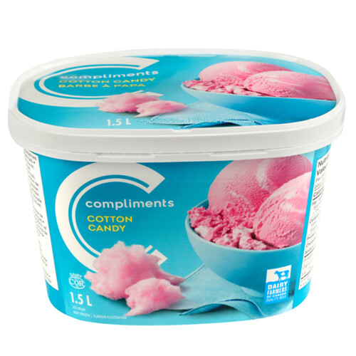 Compliments Ice Cream Cotton Candy 1.5 L