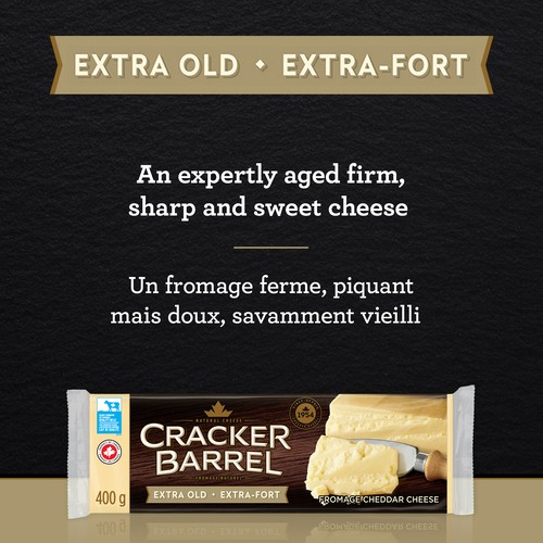 Cracker Barrel Cheese Extra Old White Cheddar 400 g