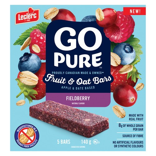Go Pure Fruit & Oat Bars Fieldberry 5 x 28 g
