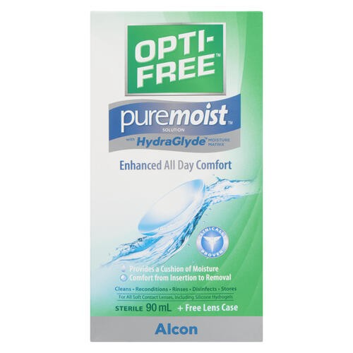 Opti-Free Pure Moist Eye Lens Solution 90 ml