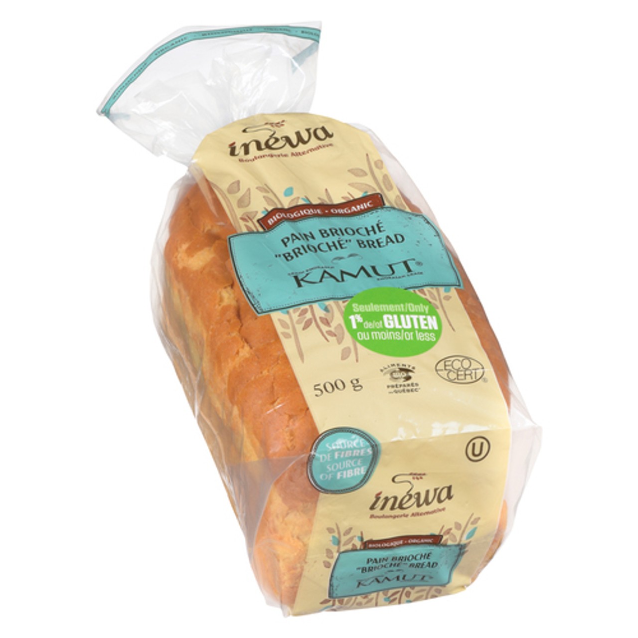 Inewa Organic Bread Kamut Brioche 500 g - Voilà Online Groceries & Offers