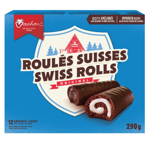 Vachon Cakes Swiss Rolls Original 12 Pack 290 g