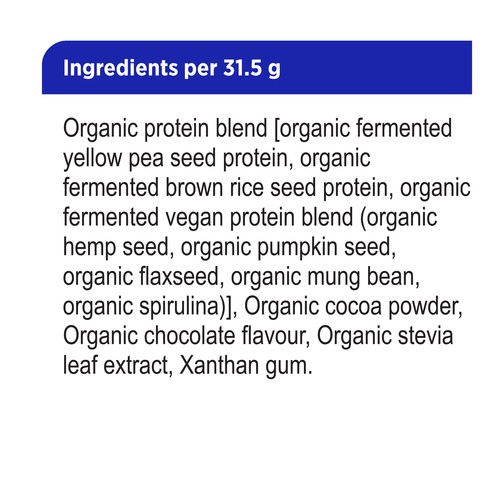 Genuine Health Organic Vegan Proteins+ Chocolate 600 g