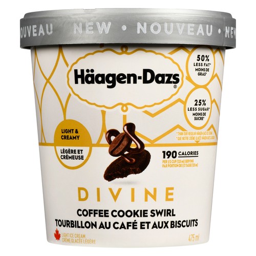 Haagen-Dazs Ice Cream Coffee Cookie Swirl 475 ml