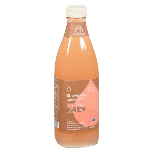 Greenhouse Organic Juice Strawberry Lemonade 946 ml (bottle)