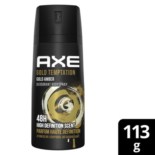 Axe Deodorant Bodyspray Gold Temptation Gold Amber 113 g