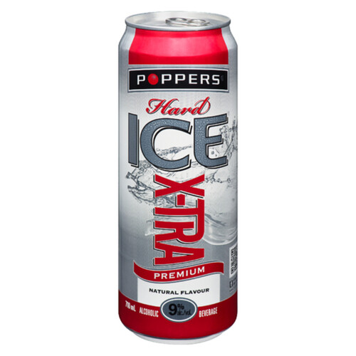 Poppers Hard Ice Alcoholic Beverage Extra Premium Original 710 ml