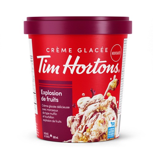 Tim Hortons Ice Cream Fruit Explosion 500 ml