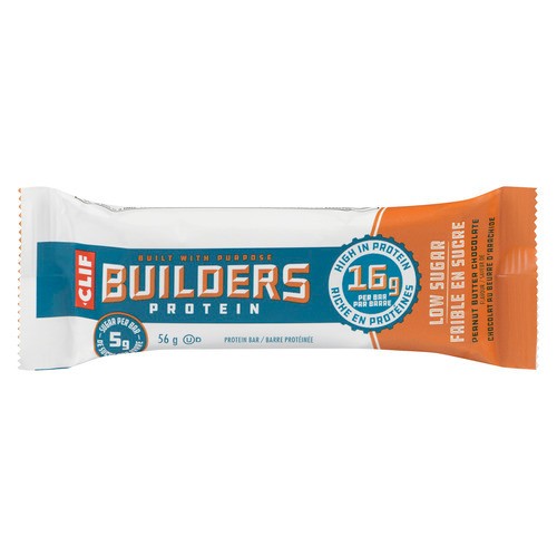 Cliff Builder Protein Bar Low Sugar Peanut Butter Chocolate 56 g