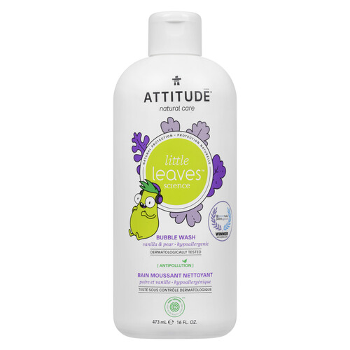 Attitude Little Leaves Bubble Bath Vanilla & Pear 473 ml