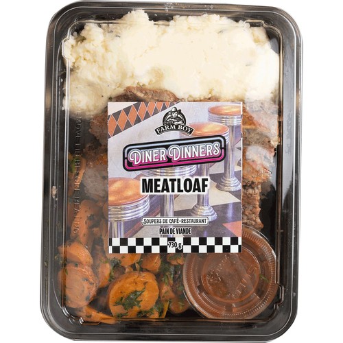 Farm Boy Diner Dinners Meatloaf  730 g - serves 2