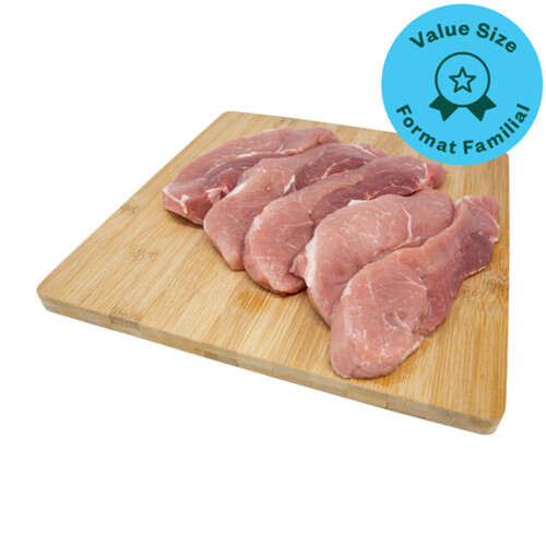 Pork Loin Sirloin Chops Boneless Value Size