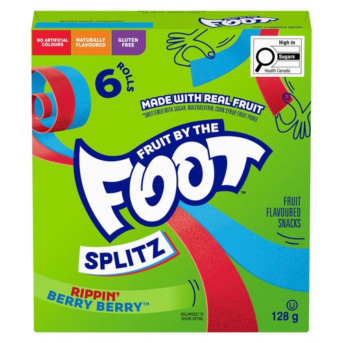 Betty Crocker Fruit By The Foot Gluten-Free Fruit Snacks Rippin' Berry Berry 128 g