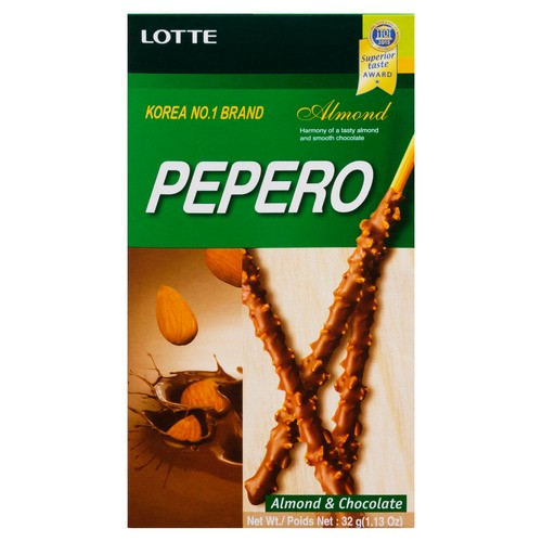 Lotte Pepero Cookies Almond & Chocolate 32 g